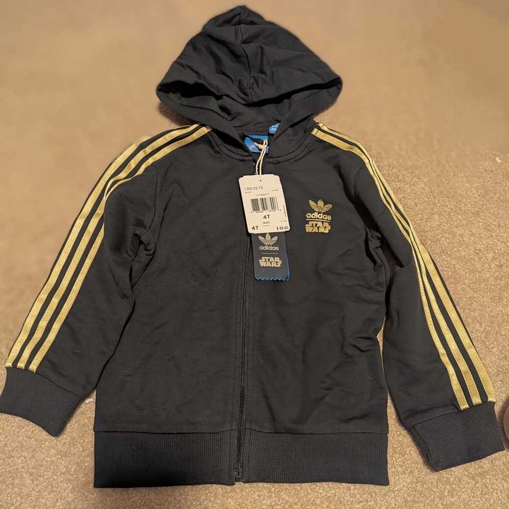 4T Adidas Star Wars hoodie and pant set